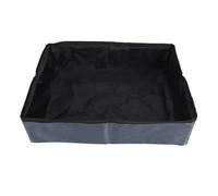 Portable Cat Litter Box, 600D Oxford Fabric Folding Cat Litter Box Reusable Cat Toilet Box Leak Proof Travel Litter Box for Small Medium Cats for Road Trips, Camping, Hiking (S)