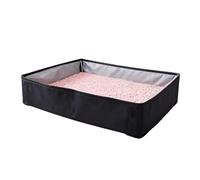 Portable Cat Litter Box - Waterproof Leak-Proof Pan, Traveling Litter Tray with Easy Cleaning, Pet Box with Compact Design, Cat Accessory, Travel Gear for Hiking Camping Indoor Outdoor Car Home