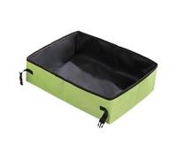 Portable Cat Litter Tray - Foldable Waterproof Cat Litter Tray - Compact Cat Litter Tray for Travel Car Camping Hotel Stay Kitten Car Ride Road Trip