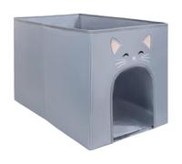 Portable Cat Litter Tray Waterproof Foldable Leakproof Cat Litter Tray | Small cat litter box for kittens and indoors, outdoors at home when travelling in the RV & car, camping and in the H