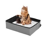 Portable Cat Litter Tray, Waterproof Portable Cat Litter Tray, Leak-proof Compact Cat Litter Tray for Kittens, Travel, in the Car, Easy Car Trips, Hotel Stays, Camping, Road Trip