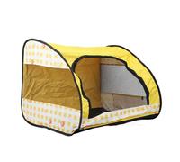 Portable Cat Playpen, Enclosed Specious Versatile Foldable Pet Dog Playpen Tent for Indoor Cats Enclosed Pet Puppy Doggy Outdoor, Collapsible Tent Kennel Cage House (S)