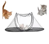 Portable Cat Playpen, Foldable Outdoor Breathable Puppy Playpens, 120 x 63 x 50 cm Travel Puppy Tent Kennel Crate, Adorable Kitten Enclosure for Small Animals, Perfect for Outdoor Use