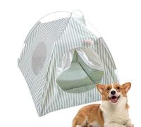 Portable Cat Tent House | Semi-enclosed Kitten Playpen Indoor | Four Seasons Comfortable Puppy Cushion Detachable Washable For Mice, Hamster