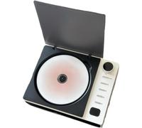 Portable CD Music Player with Bluetooth, Intelligent Digital Display, Rotary Control, 360° Spatial Sound - Retro Design for Enhanced Holiday Experience