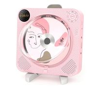 Portable CD Player, Arafuna Bluetooth cd player for home with speakers LCD display and Remote control, Radio personal cd player support AUX in/USB/Headphone Jack