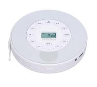 Portable CD Player Bluetooth with Speaker Anti Skip CD Player for Car MP3 Compatibility Support Recording to USB Built in Microphone (White)
