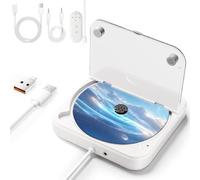 Portable CD Player for Car with USB & AUX - Universal External CD Drive with Anti-Skip, USB Extension Cable, Plug & Play for Vehicle, Laptop, TV - Compatible with Android 4.4+