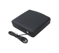 Portable CD Player for Cars USB Charge AUX In | Plays CDs, USB audio, FM transmitter, AUX input, compact 16x15.5x3.8cm fit