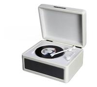 Portable CD Player, Rechargeable Retro Design with Dual 3W Speakers & Remote Control, Anti-Skip & Long Battery Life, Ideal for Home, Office, Gifts, Music Lovers