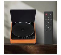 Portable CD Player, Retro Wooden Design with Bluetooth 5.1 & 3.5mm Headphone Jack, High-Fidelity Optical Fiber Output for Lossless Home Music Playback