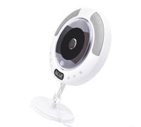 Portable CD Player with 51 Surround Sound FM Radio Multi-Format MP3 WMA Disc Home Use White