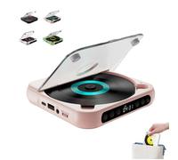 Portable CD Player with Bluetooth 5.3, Personal CD Player for Home, Rechargeable Small CD Player, Hi-Fi Sound, Support CD/AUX/USB, Compact & Lightweight for Travel, Home, Car