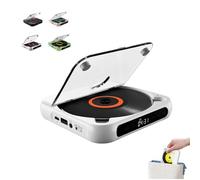 Portable CD Player with Bluetooth 5.3, Personal CD Player for Home, Rechargeable Small CD Player, Hi-Fi Sound, Support CD/AUX/USB, Compact & Lightweight for Travel, Home, Car