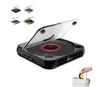 Portable CD Player with Bluetooth 5.3, Personal CD Player for Home, Rechargeable Small CD Player, Hi-Fi Sound, Support CD/AUX/USB, Compact & Lightweight for Travel, Home, Car