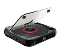 Portable CD Player with Bluetooth 5.3, Rechargeable Small CD Player for Travel Home Car, Supports CD/CD-R/CD-RW/MP3