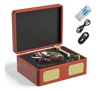 Portable CD Player with Bluetooth 5.4, CD Player with Speakers & Remote, Retro Rechargeable Music Player USB AUX, Small Disc Player for Home Car Travel, Birthday Gift for Music Lovers