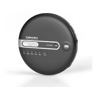 Portable CD Player with Bluetooth, CD Player with Headphones, ESP 40 Seconds for Home Travel, Stereo CD Walkman with LCD Display for Adults Students Kids