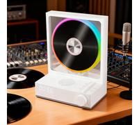 Portable CD Player with Bluetooth, HiFi Speakers, Remote Control, RGB Lights, MP3/WMA/WAV/AAC/APE/FLAC Support for Home Use