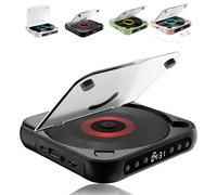 Portable CD Player with Bluetooth, Mini Rechargeable Speaker, Supports USB/Bluetooth and Repeat Modes, Ideal for Travel and Relaxation