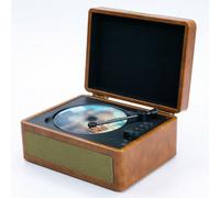 Portable CD Player with Knob Control, Built-in Speakers, Supports CD/USB Flash Drive/TF Card, Multi-mode Playback for Enjoying Music Anytime, Anywhere