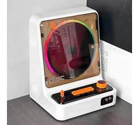 Portable CD Player with Remote Control, HiFi Speaker, RGB Light, Supports USB, Optical, Bluetooth 5.1, AUX, Ideal for Gifts and Decorative Items