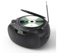 Portable CD Player with Top-Loading Disc and 6 Play Modes, Premium Stereo Sound, Lightweight and Durable for Personalized Listening