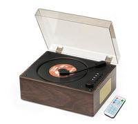 Portable CD Players for Home Retro: Hi-Fi Bluetooth Music Speaker Built-in Battery Remote Control Support AUX/USB BGM Player for Home Décor Gifts for Retro Enthusiasts
