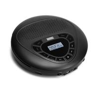 Portable CD with speaker Rechargeable August SE10 Aux out & MP3 Player for Home & Car, for Lessons, Disc & Micro SD, Equalizer, Anti-shock