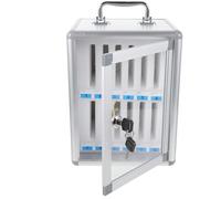 Portable Cell Phone Locker Box with Secure Lock - Sturdy Smartphone Storage Case for Schools, Offices, Factories & Meetings - Wall-Mount Design