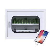 Portable Cellphone Charging Locker,Cell Phone Charging Stations 6-40 Slots Cellphone Charging Station,Rechargeable Phones Locker Secure Phone Cabinet(20slots)
