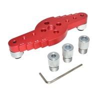 Portable Centering Dowel Jigs Drill Guide for Straight Hole Pocket Hole Set Cabinet Doweling for Woodworking Woodwork Measurement Tool