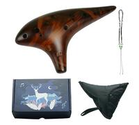 Portable Ceramic 12 Hole Ocarina Small Music Tool for Players Education Recreational Use and Travel Companionship Teaching Equipment