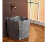 Portable Ceramic Mop Basin for Commercial and Household Use, Easy One-Key Operation for Indoor and Outdoor Cleaning,