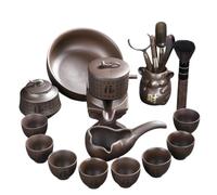 Portable Ceramic Teapot Set with Strainer, Anti-Scald Kung Fu Tea Set, Travel Pack for Easy Brewing, Ideal for Tea Lovers and On-the-Go Entertaining