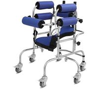 Portable Cerebral Palsy for with Cerebral Palsy, Mobilerollators 6 Whees with Seat Disabledsuitable for All Between 35In-49In