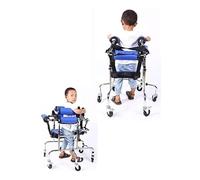 Portable Cerebral Palsy Mobilitywith 6 Wheels, Adjustable Height and Width for Stability and Support,for Disabledren Learning to Walk