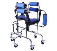 Portable Cerebral Palsy Standing Walking Aid for,Ren Rehabilitation Standing Stainless Steel Framewalking Aid, Lightweight Adjustable Height Width