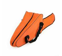 Portable Chainsaw Carry Case for 12" / 14" / 16" Chain Saws - Heavy-Duty 600D Oxford Fabric Protective Tote Bag with Adjustable Strap, Orange