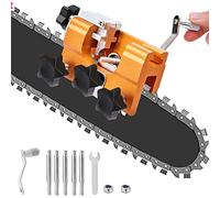 Portable Chainsaw Sharpener Jig Kit Quick Sharpening Tool Set with Bag Cleaning Brush Suitable for All Chain Saws Electric Saw Maintenance