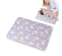 Portable Changing Mat, Changing Mat for - Travel Diaper Changing Mat 19x 27 Inch Lightweight - Waterproof Breathable Washable Diaper Changing Mat Easy to Carry