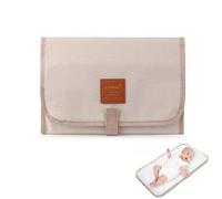 Portable Changing Mat, Foldable Diaper Pad for Young Children - Suitable for Outdoor Activities and Tourism (Ivory)
