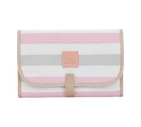 Portable Changing Mat - Foldable Waterproof Washable Diaper Changing Pad Portable,Lightweight Classic Stripes Changing Pad Travel for Dads Moms, Soft and Comfortable