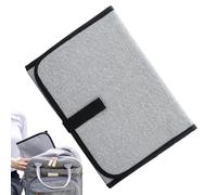 Portable changing mat for on the go, reusable 3-layer protective mat, travel equipment, children, practical changing mat, for travel, excursions, holidays, parents, newborns, babies
