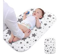 Portable Changing Mat - Portable Compact Design - Compact Pea Table, Bassinet Cover, Diaper Mat | Perfect for Boys, Girls, New Parents, Dresser on the Hospital, Nursery, Car, Home and Daycare