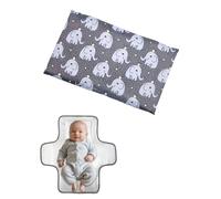 Portable Changing Mat Waterproof Foldable Travel Changing Mat Wipe Clean Reusable Waterproof and Compact Ideal for Diaper Bags, Travel, Car Backseat Change, Stroller