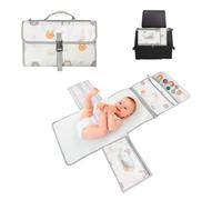 Portable Changing Mat XL - Waterproof Foldable Baby Changing Mat - Detachable Diaper Changing Mat as a Toiletry Bag for Baby Items, Ideal as an Original Gift for Newborn Babies