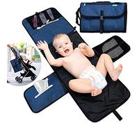 Portable Changing Pad Diaper Bag - Premium Quality Baby Changing Pad Baby Diaper Bag - Sleek, Chic, Zip-Apart Portable Diaper Changing Pad Diaper Clutch w/Zip Storage, Smart Handles and Wipe Pockets!