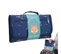 Portable Changing Pad - Padded Support Layer, Tear Resistant Fabric, Quick Fold Storage Structure Secure Closure | Practical Infantt Accessory Offering Safe Clean Changing Area for Newbornn Care