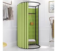 Portable Changing Room Divider - Movable Fitting Room with Curtain & Hook for Retail, Offices, Outdoor Events, Privacy Screen for Clothes Change, Instant Setup, Lightweight Design (P)